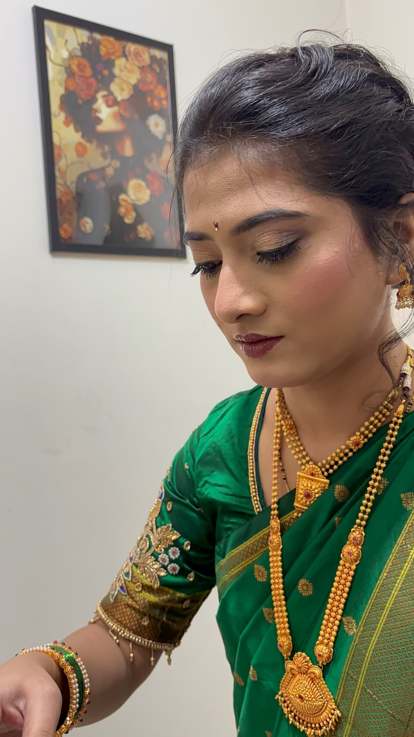 Marathi day makeup