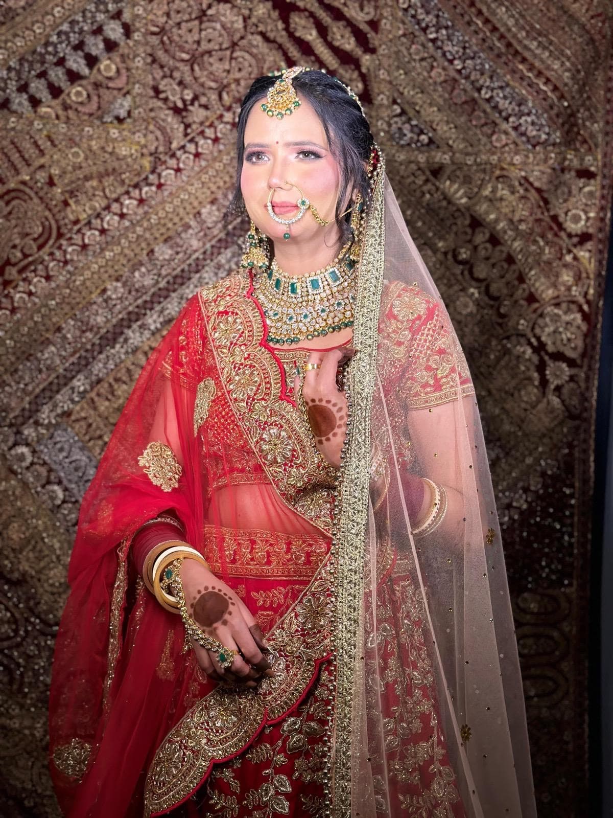 Bridal makeup for November Wedding